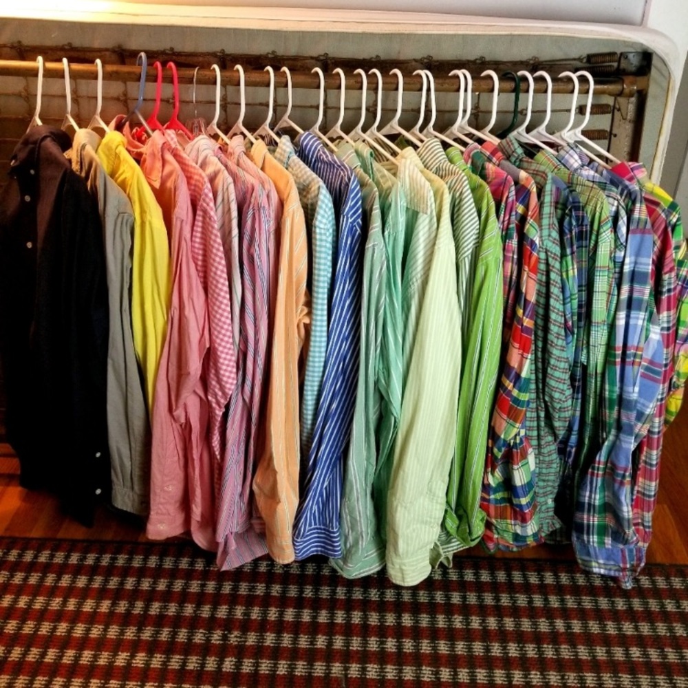 Men Shirt Bundle 10 Shirts and casual pre owned 25.00
Small to 2x